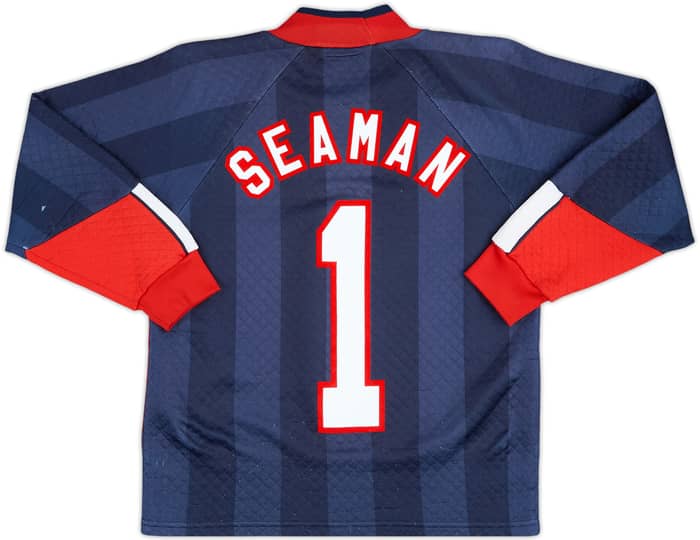 1997-98 England GK Shirt Seaman #1 - 8/10 - (L.Boys)