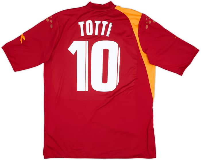 2005-06 Roma Home Shirt Totti #10 - 9/10 - (L)