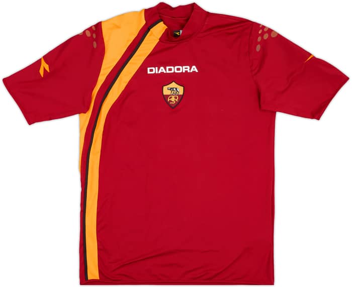 2005-06 Roma Home Shirt Totti #10 - 9/10 - (L)