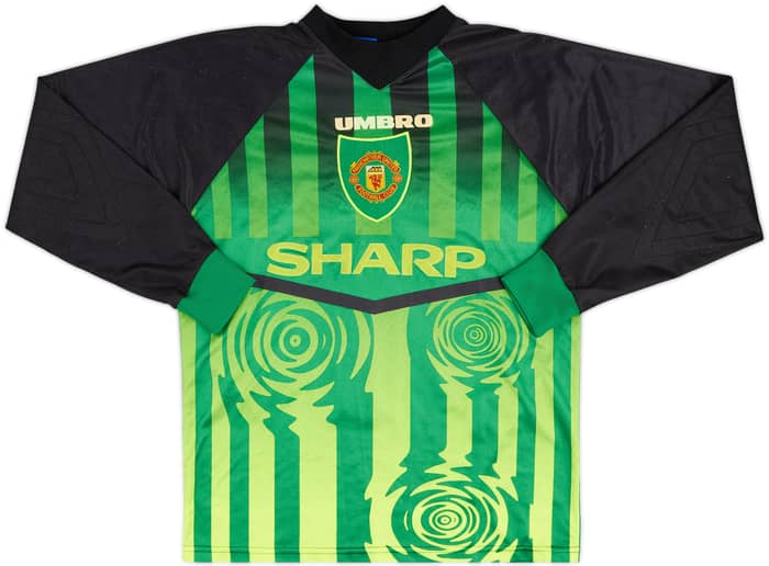 1997-98 Manchester United GK Shirt Schmeichel #1 - 9/10 - (Y)