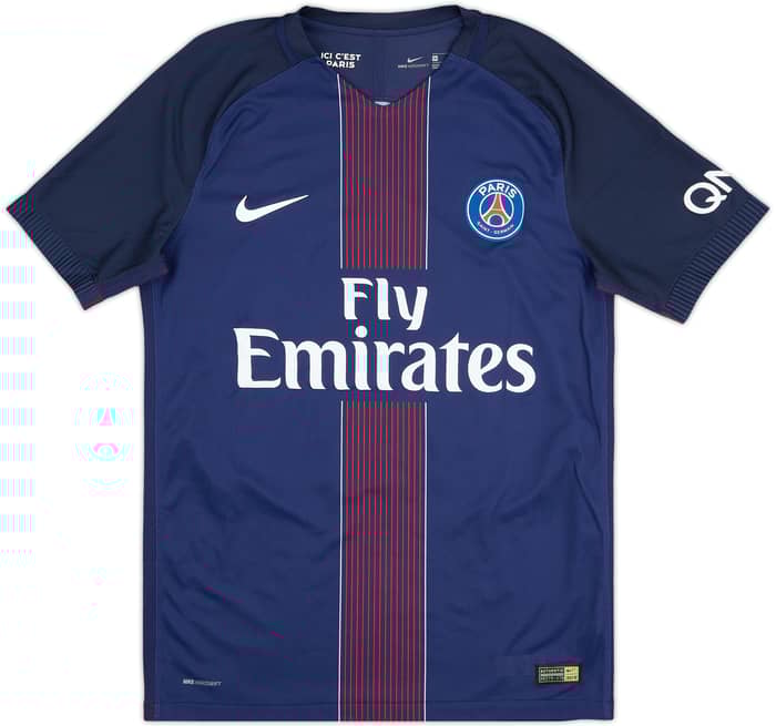 2016-17 Paris Saint-Germain Authentic Home Shirt Cavani #9 - 10/10 - (M)