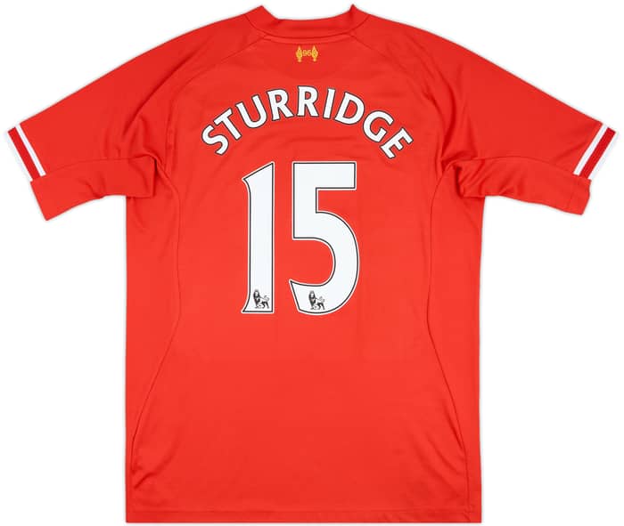 2013-14 Liverpool Home Shirt Sturridge #15 - 5/10 - (L)