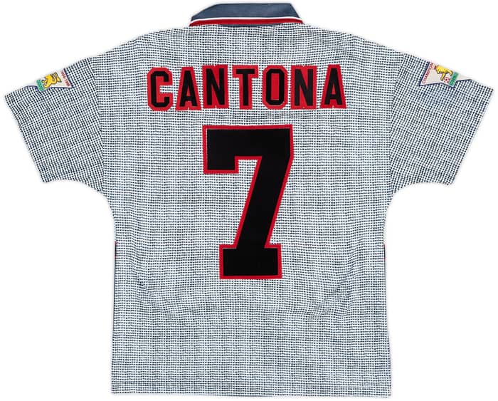 1995-96 Manchester United Away Shirt Cantona #7 - 8/10 - (Y)
