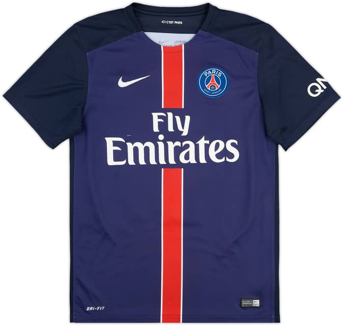 2015-16 Paris Saint-Germain Home Shirt Ibrahimovic #10 - 6/10 - (S)