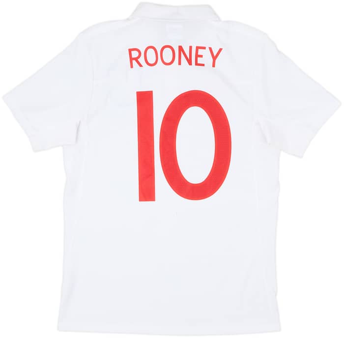 2009-10 Inglaterra Local Camiseta Rooney #10 - 9/10 - (M)