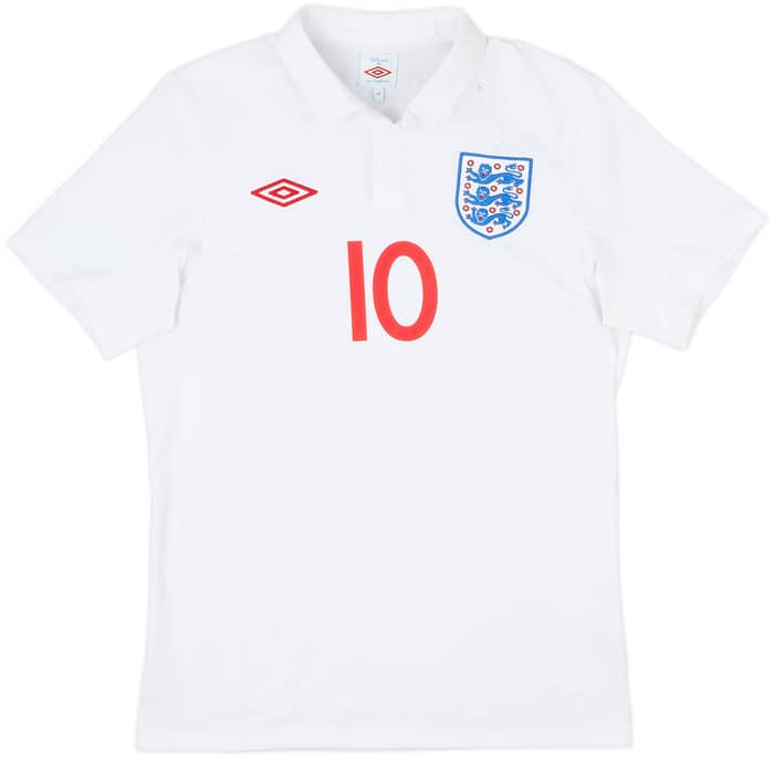 2009-10 Inglaterra Local Camiseta Rooney #10 - 9/10 - (M)