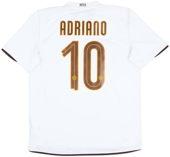 2008-09 Inter Milan Away Shirt Adriano #10 - 8/10 - (L)