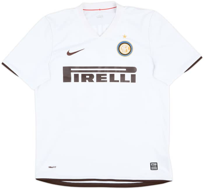 2008-09 Inter Milan Away Shirt Adriano #10 - 8/10 - (L)