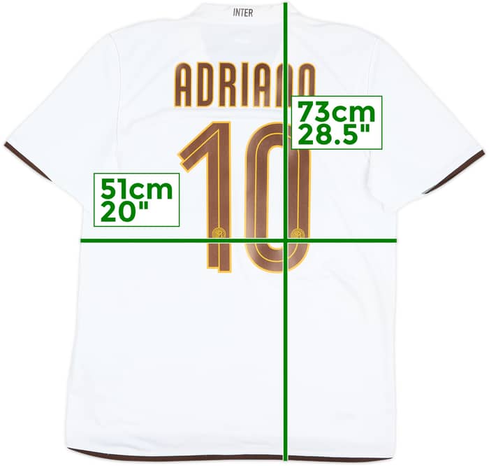 2008-09 Inter Milan Away Shirt Adriano #10 - 10/10 - (M)