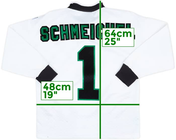 1996-97 Manchester United GK Shirt Schmeichel #1 - 9/10 - (Y)