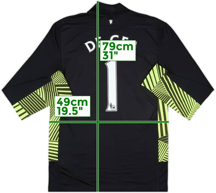 2011-12 Manchester United GK Shirt De Gea #1 - 9/10 - (M)