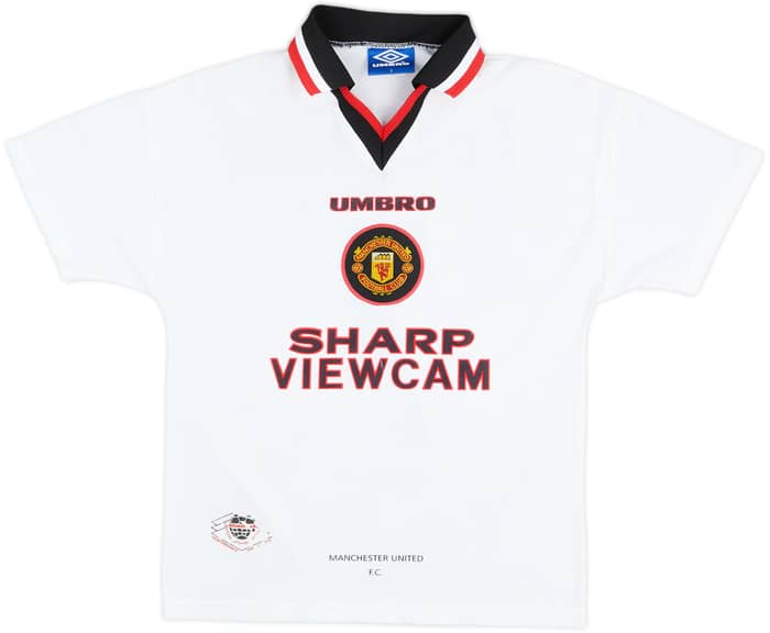 1997-99 Manchester United Away Shirt Beckham #7 - 9/10 - (Y)
