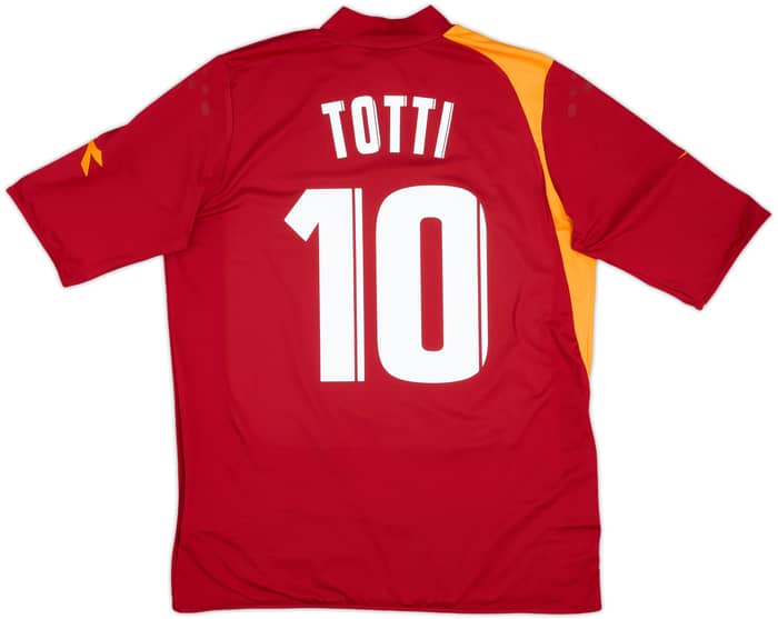 2005-06 Roma Home Shirt Totti #10 - 8/10 - (L)
