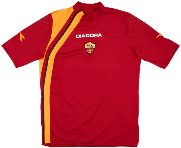 2005-06 Roma Home Shirt Totti #10 - 8/10 - (L)