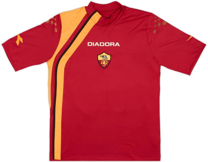 2005-06 Roma Home Shirt Totti #10 - 8/10 - (M)