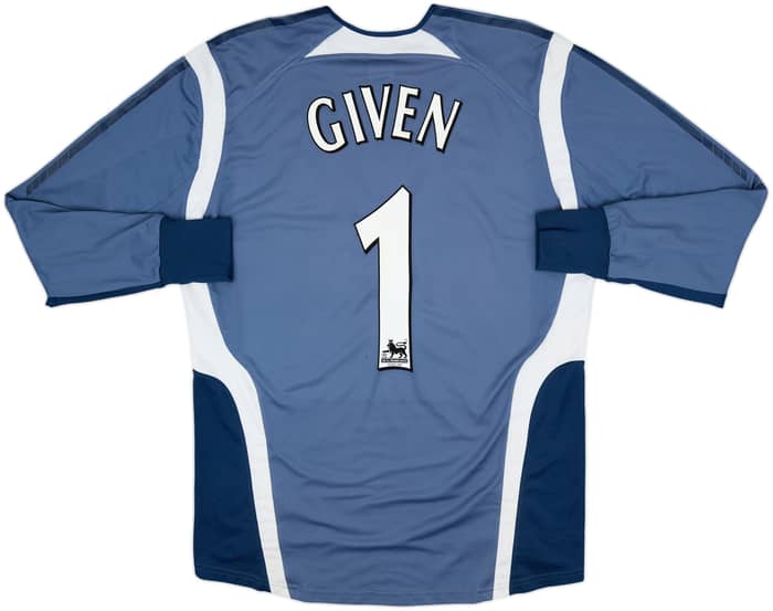 2005-06 Newcastle GK Shirt Given #1 - 8/10 - (L)