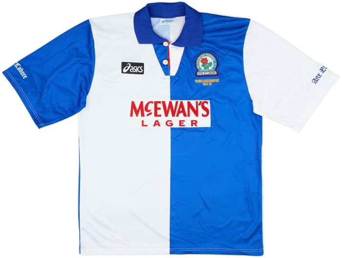 1994-95 Blackburn Home Shirt Shearer #9 - 9/10 - (L)