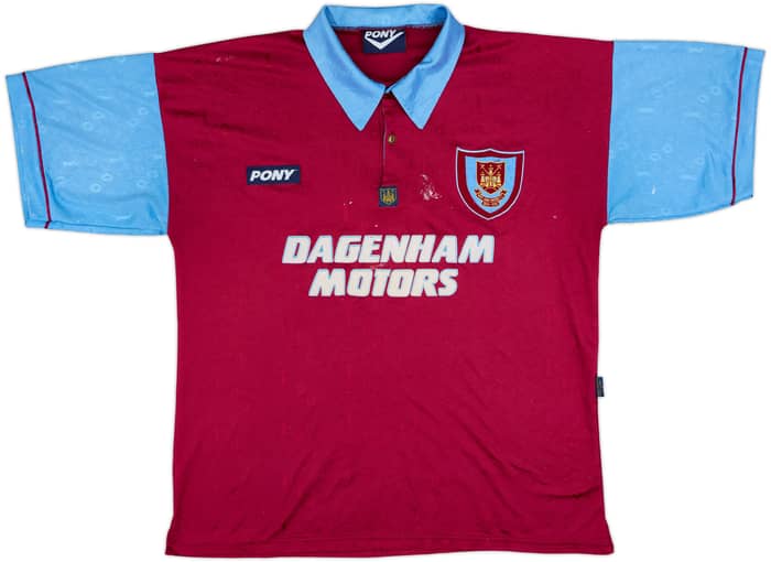 1995-97 West Ham Centenary Home Shirt - 5/10 - (XL)