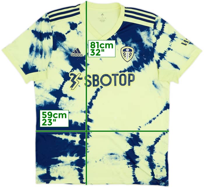 2022-23 Leeds Away Shirt - 4/10 - (XL)