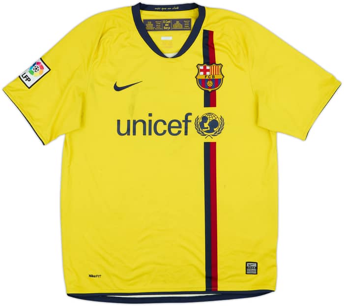 2008-10 Barcelona Away Shirt Xavi #6 - 4/10 - (M)