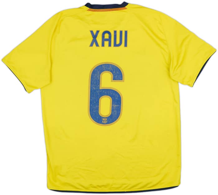 2008-10 Barcelona Away Shirt Xavi #6 - 4/10 - (M)