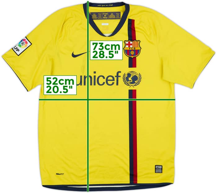 2008-10 Barcelona Away Shirt Xavi #6 - 4/10 - (M)