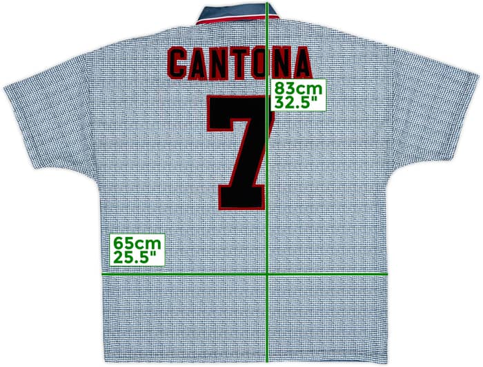 1995-96 Manchester United Away Shirt Cantona #7 - 10/10 - (XXL)
