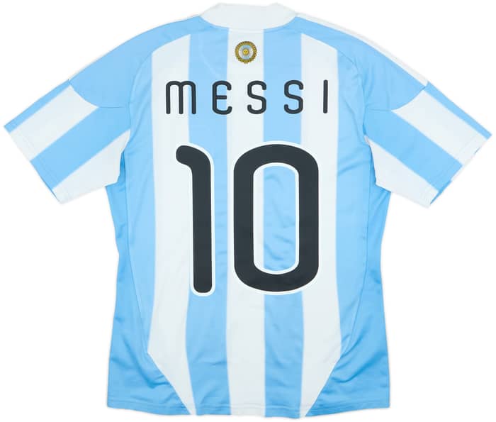 2010-11 Argentina Home Shirt Messi #10 - 6/10 - (S)