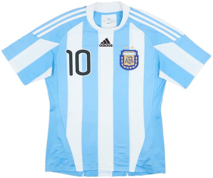 2010-11 Argentina Home Shirt Messi #10 - 6/10 - (S)