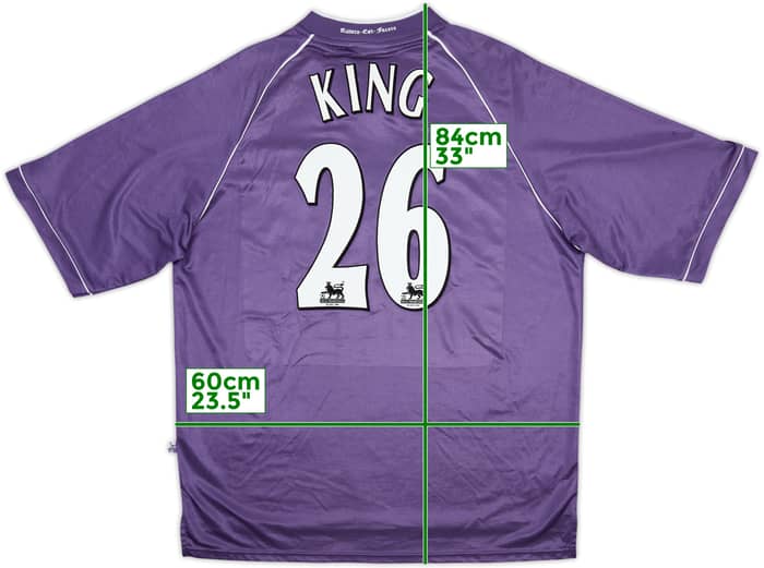 1998-99 Tottenham Away Shirt King #26 - 9/10 - (XL)