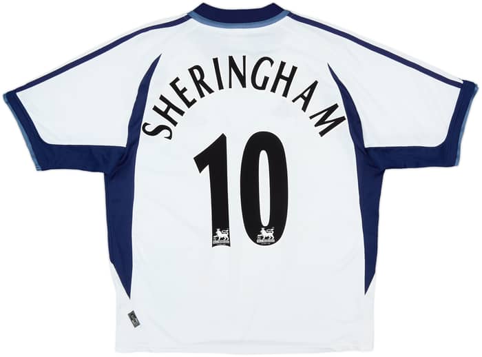 2001-02 Tottenham Home Shirt Sheringham #10 - 7/10 - (L)