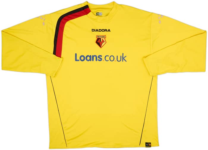 2005-06 Watford Home L/S Shirt - 6/10 - (XL)