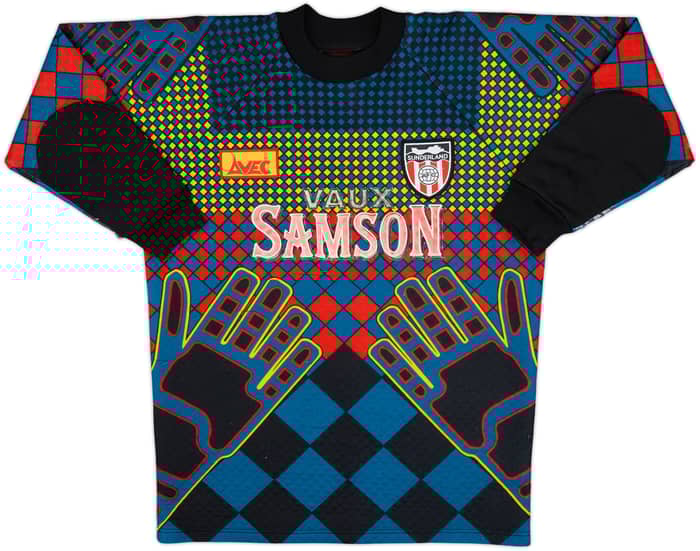 1994-96 Sunderland GK Shirt - 7/10 - (S.Boys)