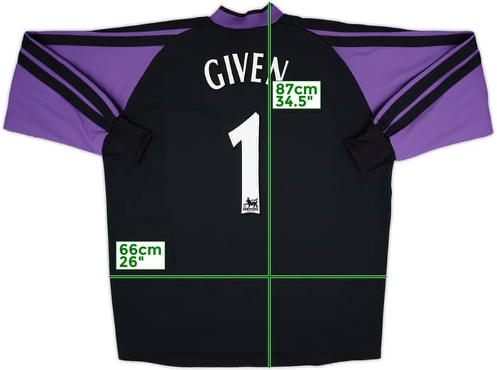 2001-02 Newcastle GK Shirt Given #1 - 10/10 - (XL)