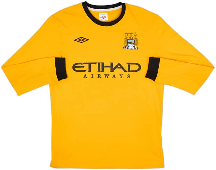 Camiseta de portero del Manchester City 2009-10 Con el número 1 - 7/10 - (M)
