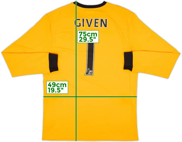 Camiseta de portero del Manchester City 2009-10 Con el número 1 - 7/10 - (M)