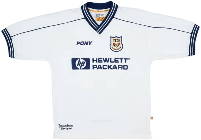 1997-99 Tottenham Home Shirt Ginola #14 - 8/10 - (M)