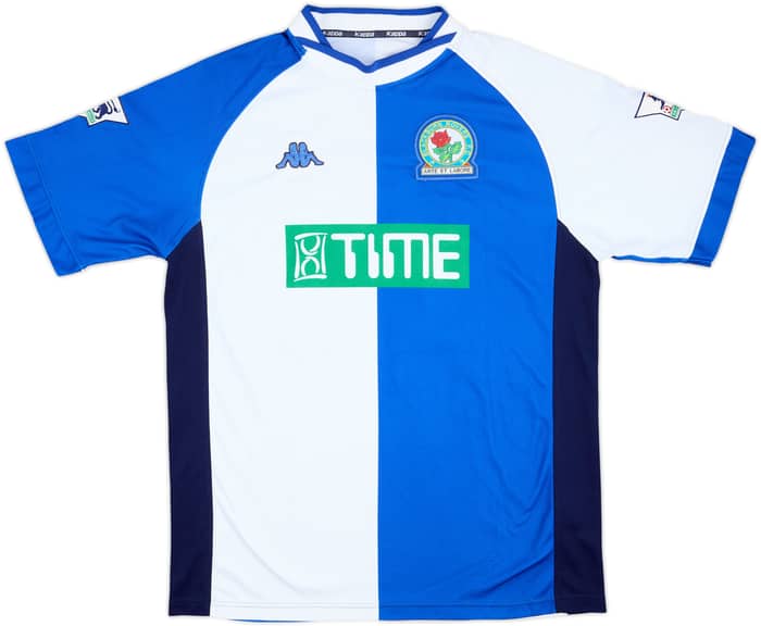 2000-02 Blackburn Rovers Match Issue Home Shirt Taylor #28