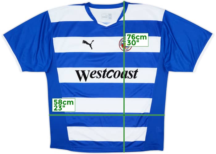 Camiseta de local del Reading 2004-05 - 9/10 - (XL)