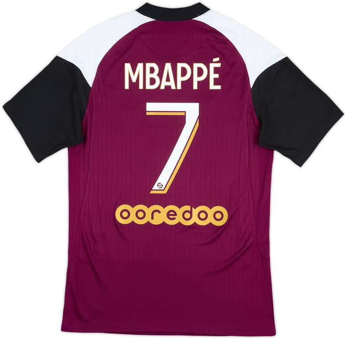 2020-21 Paris Saint-Germain Third Shirt Mbappe #7 - 7/10 - (S)