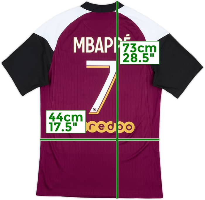 2020-21 Paris Saint-Germain Third Shirt Mbappe #7 - 7/10 - (S)