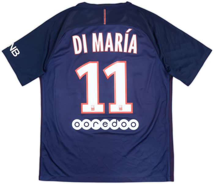 2016-17 Paris Saint-Germain Home Shirt DiMaria #11 - 7/10 - (L)