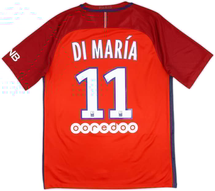 2016-17 Paris Saint-Germain Away Shirt Di Maria #11 - 8/10 - (M)