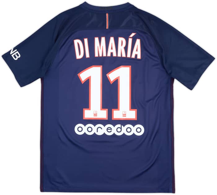2016-17 Paris Saint-Germain Home Shirt DiMaria #11 - 8/10 - (M)