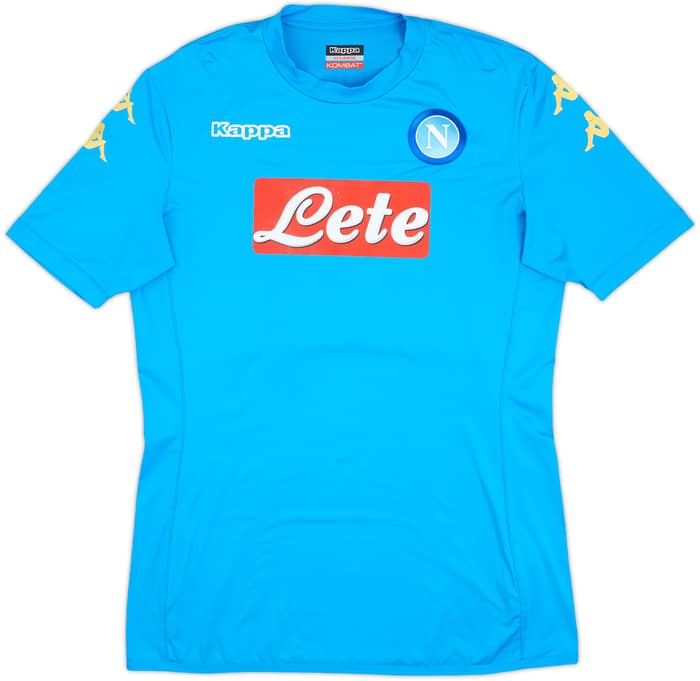 2016-17 Napoli Player Issue CL Home Shirt Hamsik #17 - 10/10 - (XXL)