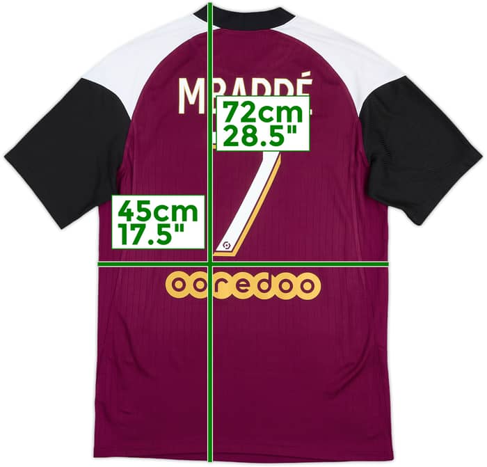 2020-21 Paris Saint-Germain Third Shirt Mbappe #7 - 6/10 - (S)