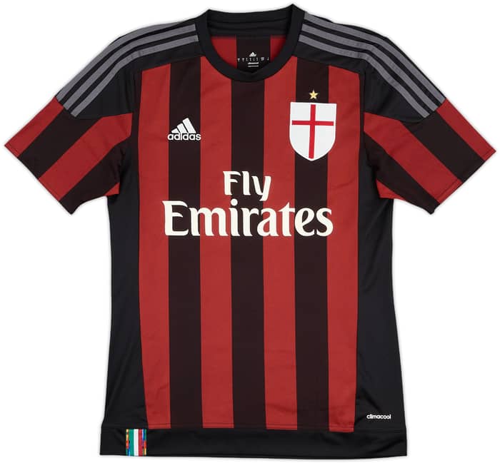 2014-15 AC Milan Home Shirt Balotelli #45 - 10/10 - (S)