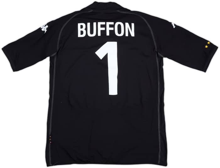 2002 Italy GK S/S Shirt Buffon #1 - 9/10 - (L)