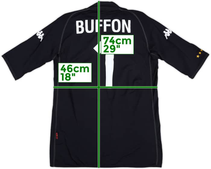 2002 Italy GK S/S Shirt Buffon #1 - 10/10 - (XL)