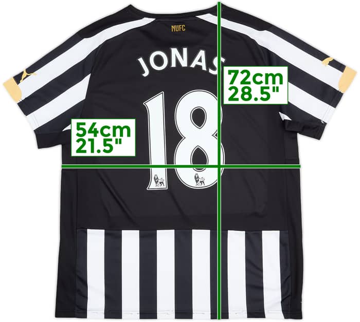 2014-15 Newcastle Home Shirt Jonas #18 - 7/10 - (L)